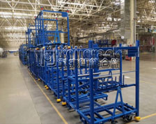 Material rack of automatic production line
