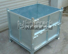 Metal turnover box