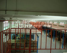 Steel structure of working platform