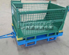 Metal turnover box